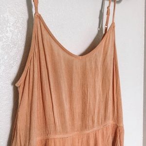 Pink Forever21 midi jumper